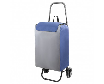 Сумка-тележка Попутчица цвет серо-синий