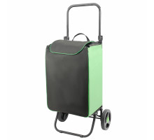 Сумка-тележка Спутник 1 Макси цвет черно-зеленый