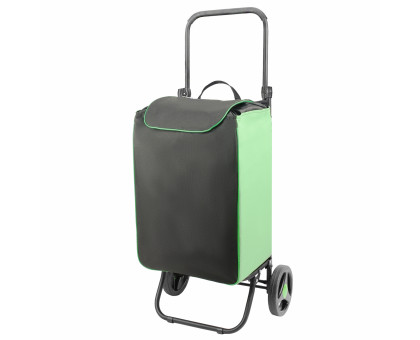Сумка-тележка Спутник 1 Макси цвет черно-зеленый