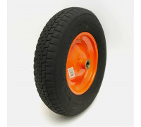 Колесо для тачки садовой PR3016 16''*4.00-8/втулка-ступица d16мм МП к тачкам WB5009МS,5009М